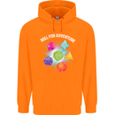 RPG Role Play Games Adventure Childrens Kids Hoodie Orange