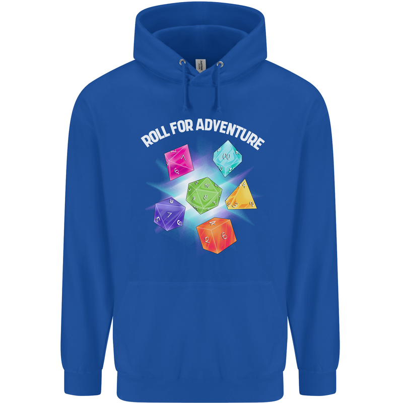 RPG Role Play Games Adventure Childrens Kids Hoodie Royal Blue