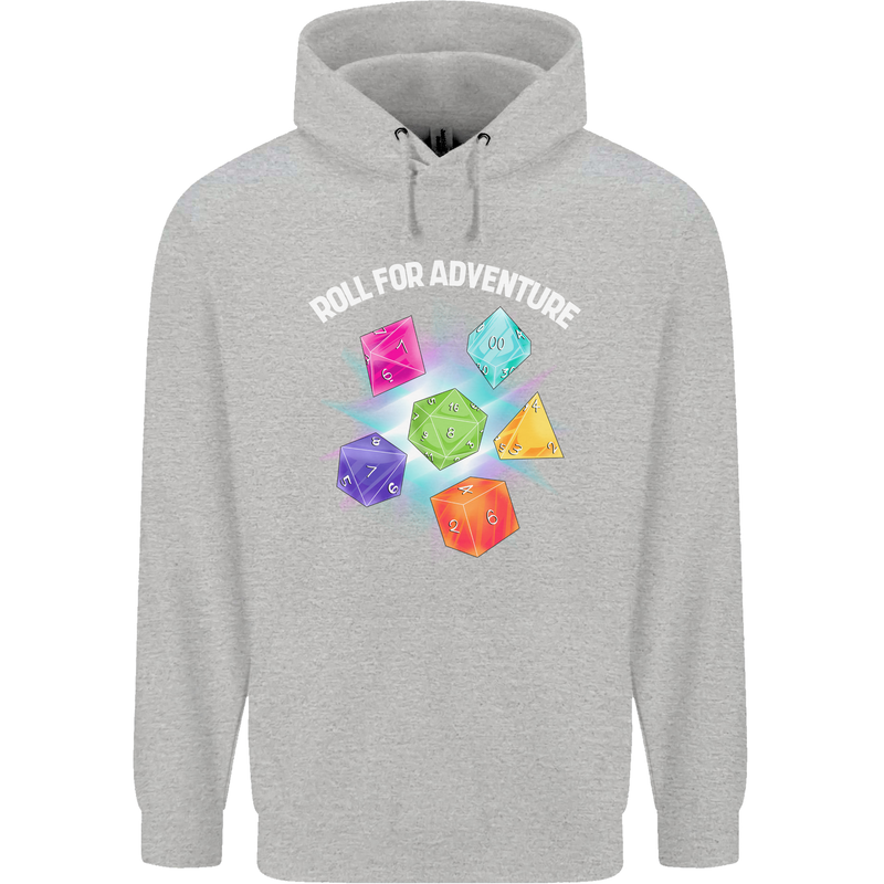 RPG Role Play Games Adventure Childrens Kids Hoodie Sports Grey