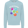 RPG Role Play Games Adventure Kids Sweatshirt Jumper Light Blue