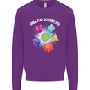 RPG Role Play Games Adventure Kids Sweatshirt Jumper Purple