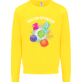 RPG Role Play Games Adventure Kids Sweatshirt Jumper Yellow