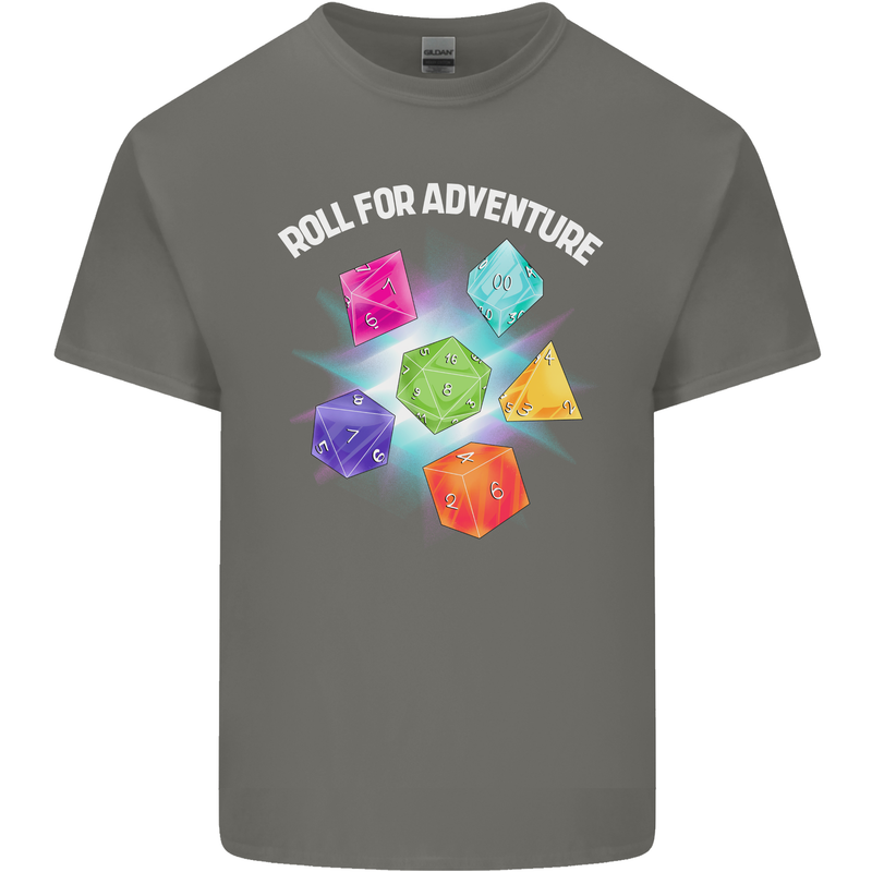 RPG Role Play Games Adventure Mens Cotton T-Shirt Tee Top Charcoal