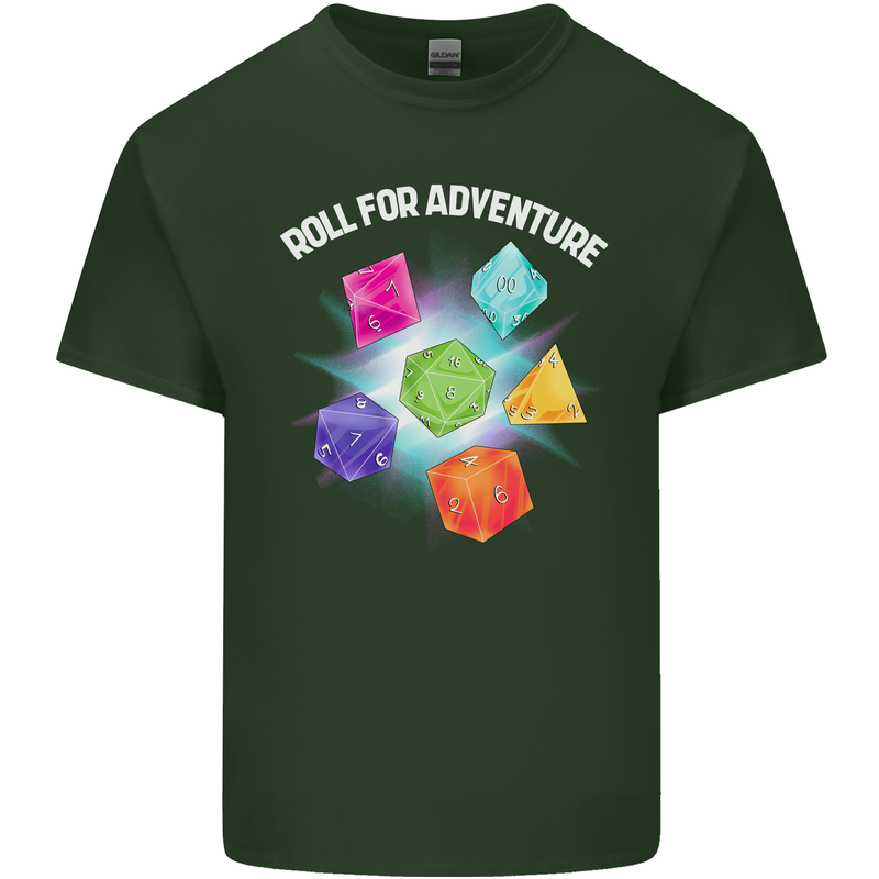 RPG Role Play Games Adventure Mens Cotton T-Shirt Tee Top Forest Green