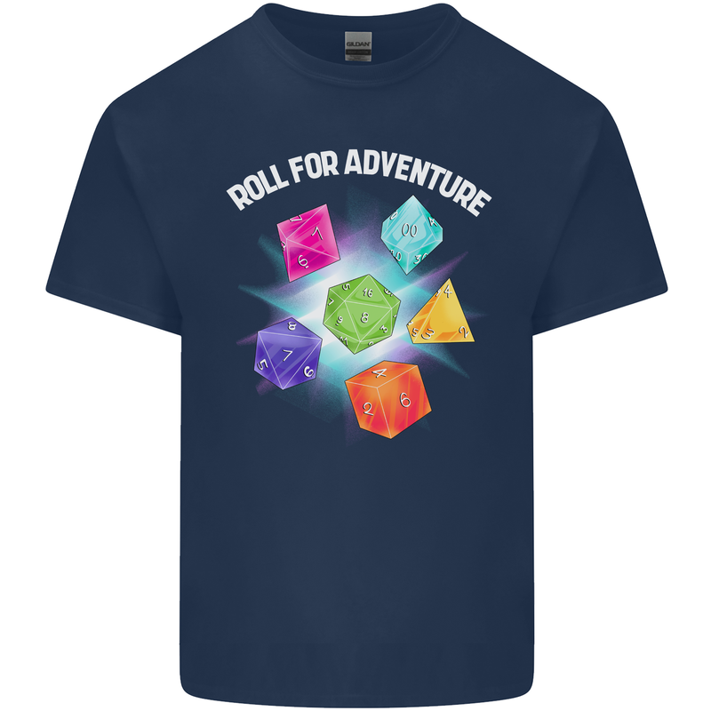 RPG Role Play Games Adventure Mens Cotton T-Shirt Tee Top Navy Blue