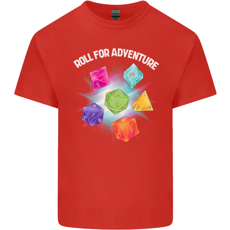 RPG Role Play Games Adventure Mens Cotton T-Shirt Tee Top Red