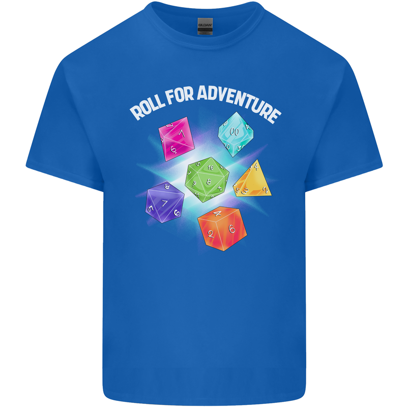 RPG Role Play Games Adventure Mens Cotton T-Shirt Tee Top Royal Blue