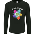 RPG Role Play Games Adventure Mens Long Sleeve T-Shirt Black