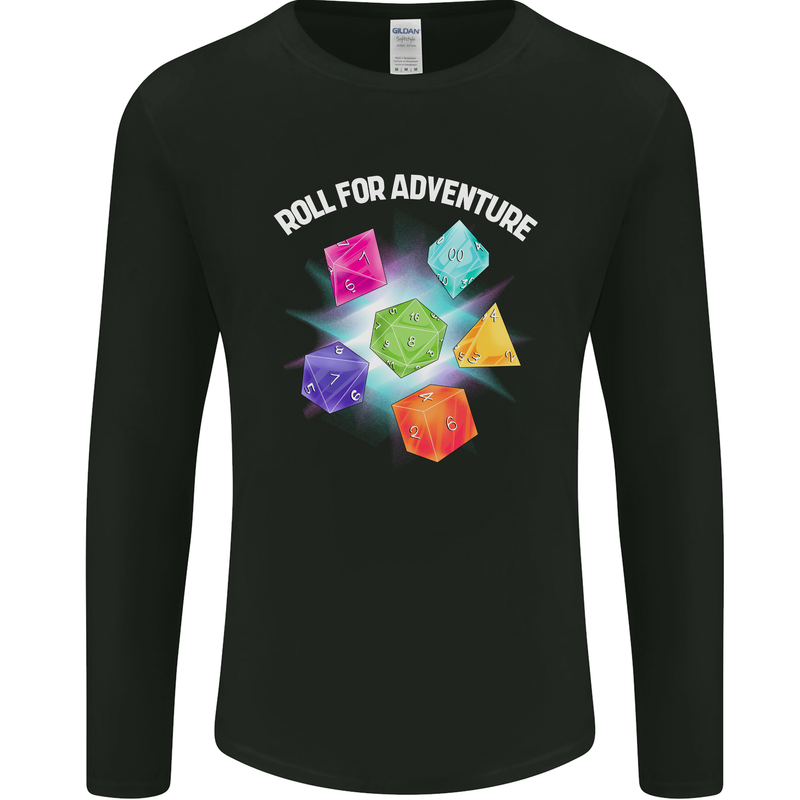 RPG Role Play Games Adventure Mens Long Sleeve T-Shirt Black