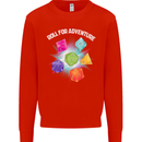 RPG Role Play Games Adventure Mens Sweatshirt Jumper Bright Red