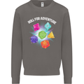 RPG Role Play Games Adventure Mens Sweatshirt Jumper Charcoal