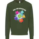 RPG Role Play Games Adventure Mens Sweatshirt Jumper Forest Green