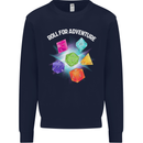 RPG Role Play Games Adventure Mens Sweatshirt Jumper Navy Blue