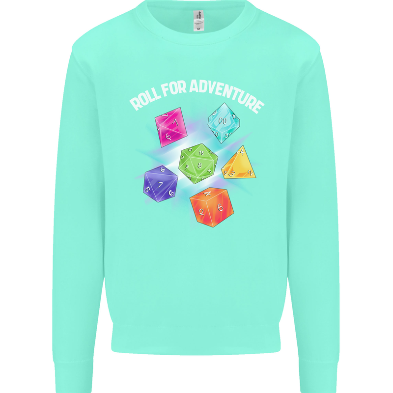 RPG Role Play Games Adventure Mens Sweatshirt Jumper Peppermint
