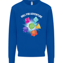 RPG Role Play Games Adventure Mens Sweatshirt Jumper Royal Blue