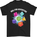 RPG Role Play Games Adventure Mens T-Shirt 100% Cotton Black