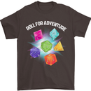 RPG Role Play Games Adventure Mens T-Shirt 100% Cotton Dark Chocolate