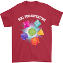 RPG Role Play Games Adventure Mens T-Shirt 100% Cotton Red