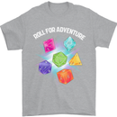 RPG Role Play Games Adventure Mens T-Shirt 100% Cotton Sports Grey