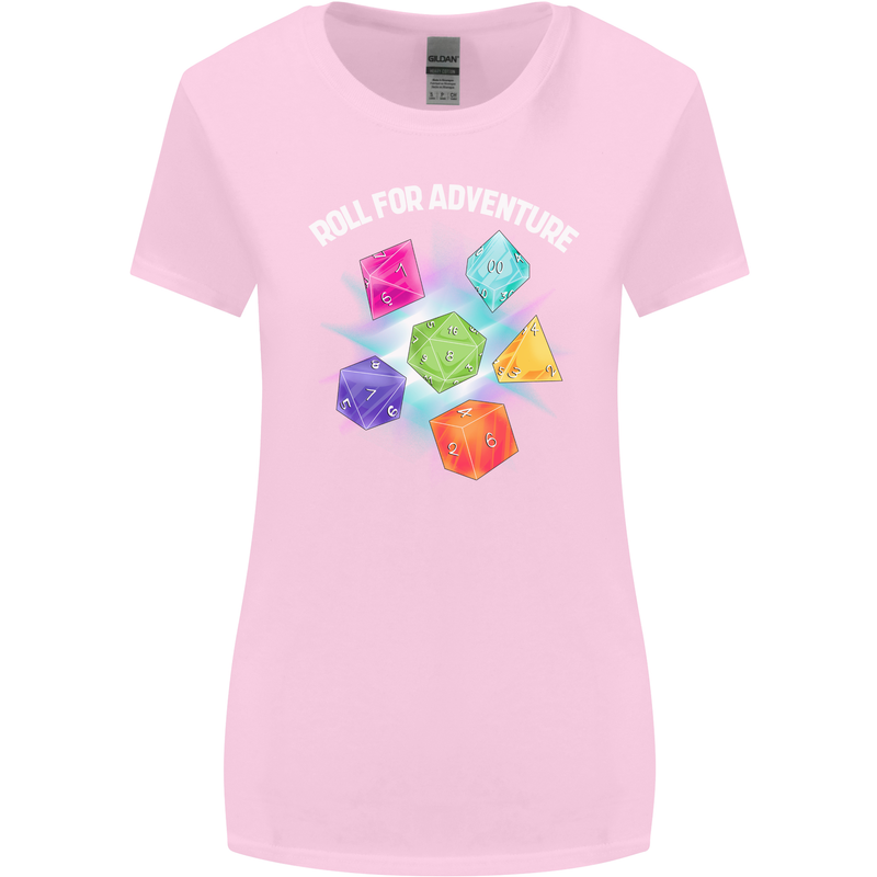 RPG Role Play Games Adventure Womens Wider Cut T-Shirt Light Pink