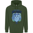 RPG Role Playing Game Get Dicey Funny Childrens Kids Hoodie Forest Green