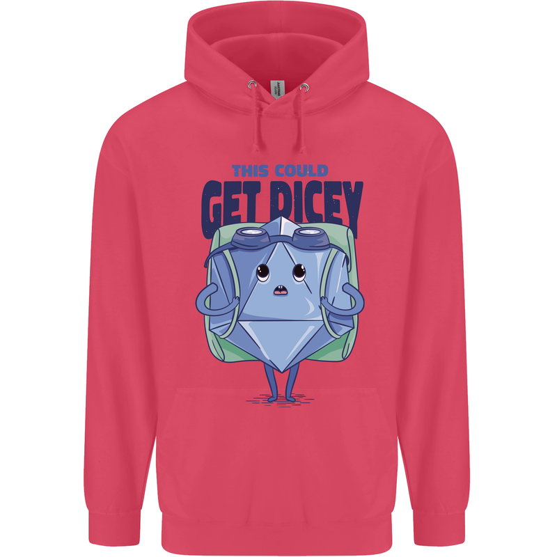 RPG Role Playing Game Get Dicey Funny Childrens Kids Hoodie Heliconia
