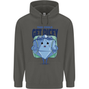 RPG Role Playing Game Get Dicey Funny Childrens Kids Hoodie Storm Grey