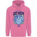 RPG Role Playing Game Get Dicey Funny Mens 80% Cotton Hoodie Azelea