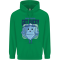 RPG Role Playing Game Get Dicey Funny Mens 80% Cotton Hoodie Irish Green