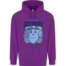 RPG Role Playing Game Get Dicey Funny Mens 80% Cotton Hoodie Purple