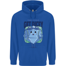 RPG Role Playing Game Get Dicey Funny Mens 80% Cotton Hoodie Royal Blue