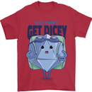 RPG Role Playing Game Get Dicey Funny Mens T-Shirt Cotton Gildan Red