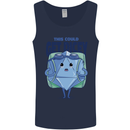 RPG Role Playing Game Get Dicey Funny Mens Vest Tank Top Navy Blue