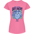 RPG Role Playing Game Get Dicey Funny Womens Petite Cut T-Shirt Azalea