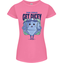RPG Role Playing Game Get Dicey Funny Womens Petite Cut T-Shirt Azalea