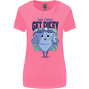 RPG Role Playing Game Get Dicey Funny Womens Wider Cut T-Shirt Azalea