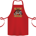 RPG Role Playing Games Cleric Dragons Cotton Apron 100% Organic Red