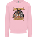 RPG Role Playing Games Cleric Dragons Kids Sweatshirt Jumper Light Pink