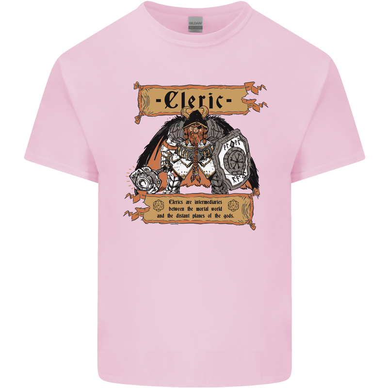 RPG Role Playing Games Cleric Dragons Kids T-Shirt Childrens Light Pink