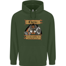 RPG Role Playing Games Cleric Dragons Mens 80% Cotton Hoodie Forest Green