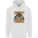 RPG Role Playing Games Cleric Dragons Mens 80% Cotton Hoodie White
