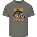 RPG Role Playing Games Cleric Dragons Mens Cotton T-Shirt Tee Top Charcoal
