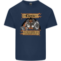 RPG Role Playing Games Cleric Dragons Mens Cotton T-Shirt Tee Top Navy Blue
