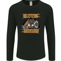 RPG Role Playing Games Cleric Dragons Mens Long Sleeve T-Shirt Black