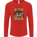 RPG Role Playing Games Cleric Dragons Mens Long Sleeve T-Shirt Red