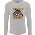 RPG Role Playing Games Cleric Dragons Mens Long Sleeve T-Shirt Sports Grey