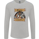 RPG Role Playing Games Cleric Dragons Mens Long Sleeve T-Shirt Sports Grey