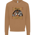RPG Role Playing Games Cleric Dragons Mens Sweatshirt Jumper Caramel Latte