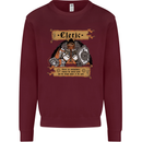 RPG Role Playing Games Cleric Dragons Mens Sweatshirt Jumper Maroon