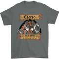 RPG Role Playing Games Cleric Dragons Mens T-Shirt 100% Cotton Charcoal
